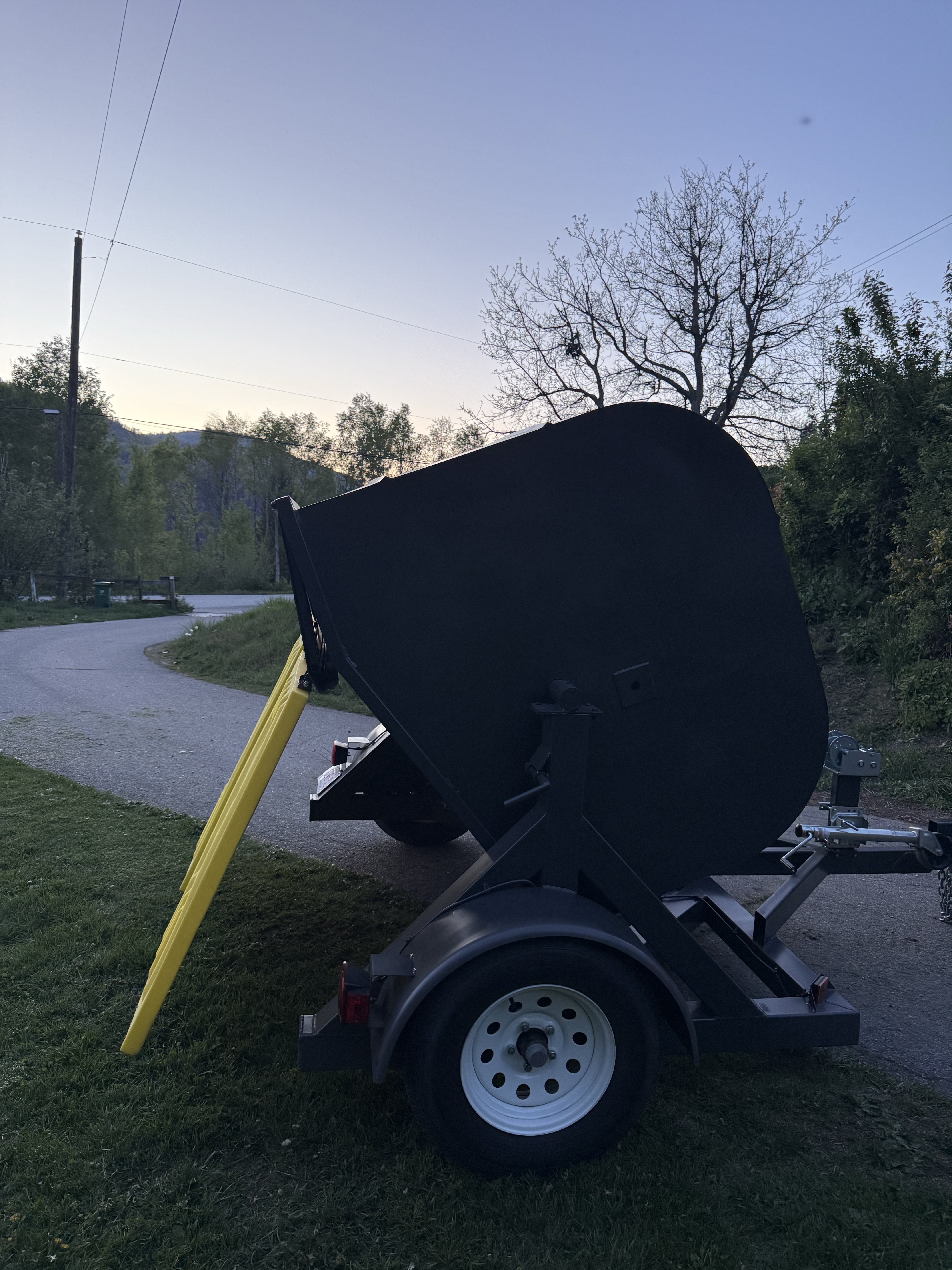 Kootenay Bins — bear-resistant rental bin on trailer